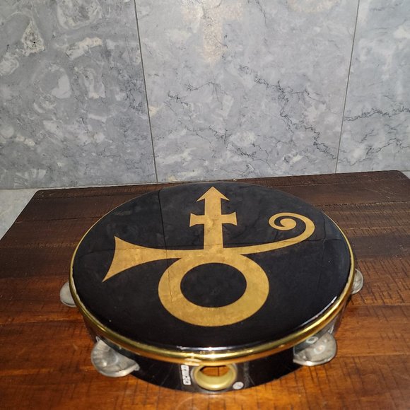 Prince Tour Love Symbol Tambourine collectible from MSG, NYC 2010, Rare - Picture 6 of 6